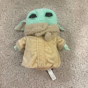 Star Wars Grogu Baby Yoda Plush‎ Toy 8" Stuffed Doll Bean Bottom